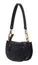 GUESS Cilian Top Zip Saddle Bag Black GUESS Cilian Top Zip Saddle Bag Black