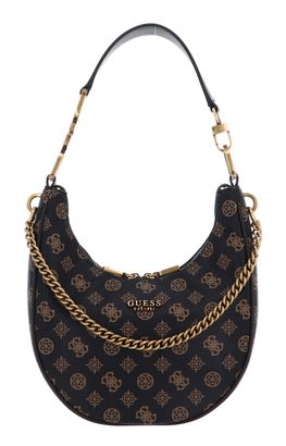 GUESS Dagan Convertible Hobo Bag Mocha Logo