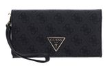 GUESS Laurel SLG Crossbody Flap Wrist Coal Logo