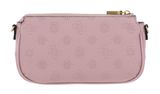 GUESS Izzy Double Pouch Crossbody Apricot Rose Logo GUESS Izzy Double Pouch Crossbody Apricot Rose Logo