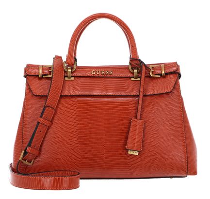 GUESS Sestri Luxury Satchel Orange