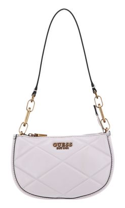 GUESS Cilian Top Zip Saddle Bag Stone