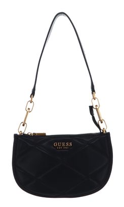 GUESS Cilian Top Zip Saddle Bag Black