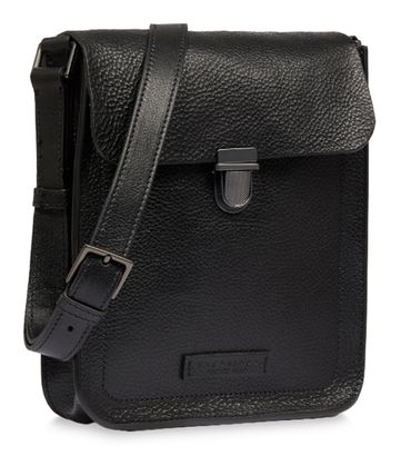 THE BRIDGE Ettore Crossbody Bag M Nero Abb. Rutenio Scuro