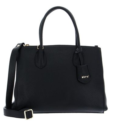 abro Leather Adria Businessshopper Busy M Black / Gold