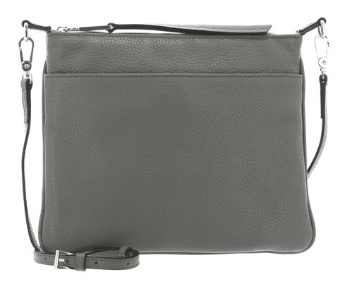 abro Leather Adria Crossbody Bag Onefold Zinc