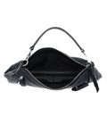 abro Leather Adria Hobo Bag Juna L Black / Nickel abro Leather Adria Hobo Bag Juna L Black / Nickel