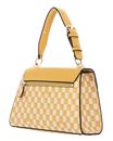 GUESS Hallie Top Handle Flap Yellow Logo