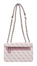 GUESS Izzy Convertible Crossbody Flap Light Rose Logo
