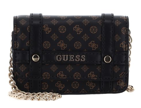 GUESS Emilee Micro Mini Bag Mocha Logo