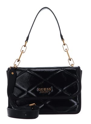 GUESS Cilian Top Handle Flap Bag Black