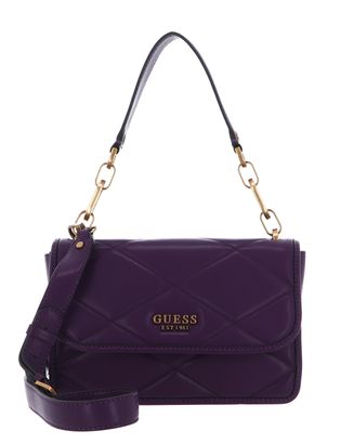 GUESS Cilian Top Handle Flap Bag Amethyst