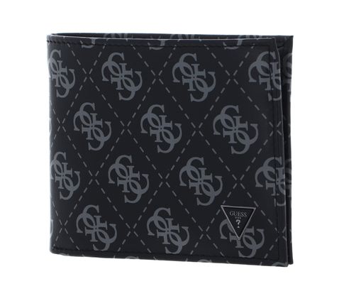 GUESS Vezzola Billfold Coin Wallet Dark Blue