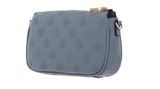 GUESS Izzy Double Pouch Crossbody Light Denim Logo GUESS Izzy Double Pouch Crossbody Light Denim Logo