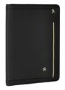 WENGER Amelie Women's Zippered Padfolio with Tablet Pocket Black WENGER Amelie Women's Zippered Padfolio with Tablet Pocket Black