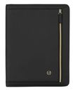 WENGER Amelie Women's Zippered Padfolio with Tablet Pocket Black WENGER Amelie Women's Zippered Padfolio with Tablet Pocket Black