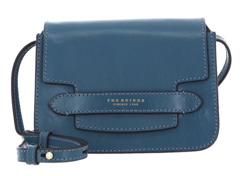 THE BRIDGE Lucrezia Shoulder Bag Sky With Gold