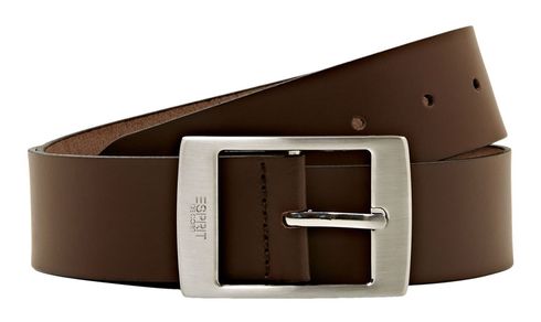 ESPRIT Buffalo Split Leather Belt W75 Brown