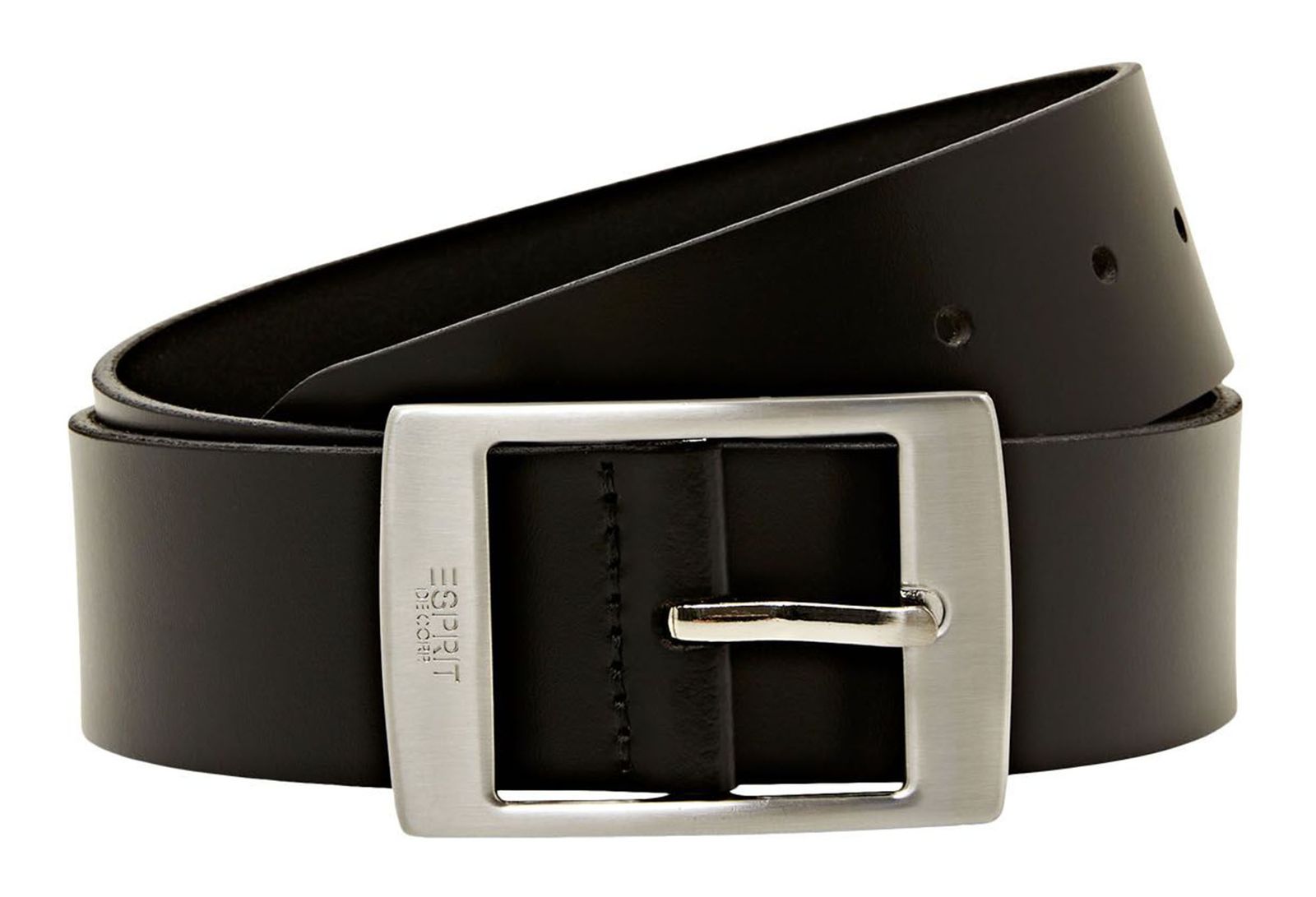 ESPRIT belt Buffalo Split Leather Belt W75 Black | Buy bags  