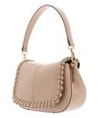 GIANNI CHIARINI Helena Round Saddle Bag Cream