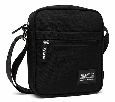 REPLAY Crossbody Bag Total Black