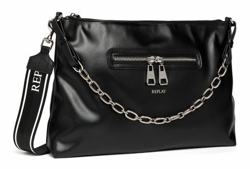 REPLAY Shoulder Bag Black