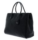 abro Leather Piuma Weaving Businessshopper Busy L Black / Nickel