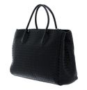 abro Leather Piuma Weaving Businessshopper Busy L Black / Nickel