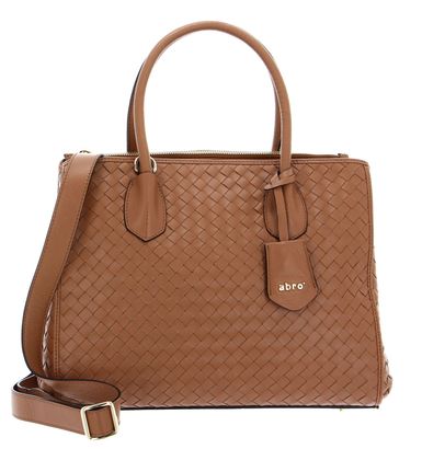 abro Leather Piuma Weaving Businessshopper Busy M Cuoio