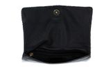 abro Leather Piuma Weaving Clutch Bag S Black / Gold
