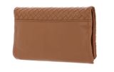 abro Leather Piuma Weaving Clutch Bag S Cuoio