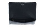 abro Leather Piuma Weaving Clutch Bag S Navy