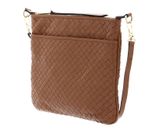 abro Leather Piuma Weaving Crossbody Bag Onefold Cuoio