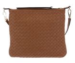 abro Leather Piuma Weaving Crossbody Bag Onefold Cuoio