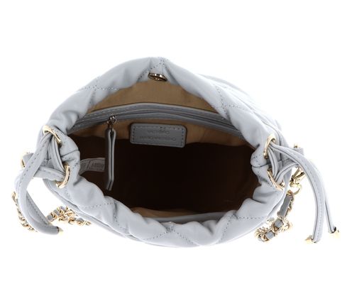 Sac à épaule VALENTINO Ocarina Flap Bag Couleur Perla (gris) - Neuf Avec étiquettes, Italie