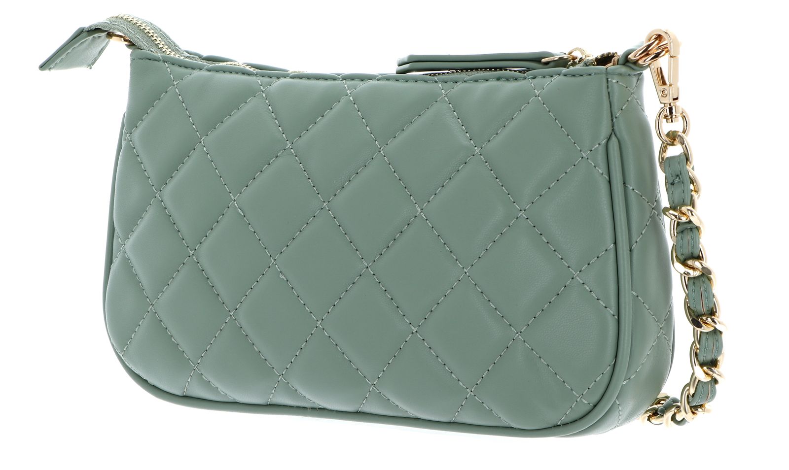 Valentino Ocarina Set Borsa A Tracolla E Pochette - Pelle Effetto Cuoio Marrone