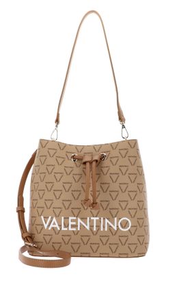 VALENTINO Liuto Bucket Bag Beige / Multicolor