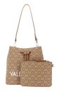 VALENTINO Liuto Bucket Bag Beige / Multicolor