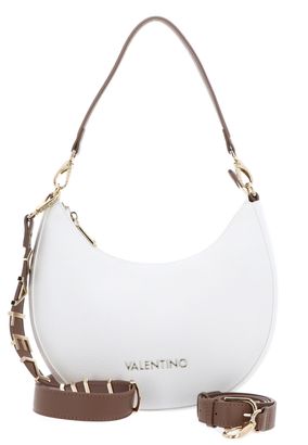 VALENTINO Alexia Hobo Bag Bianco / Cuoio