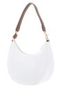 VALENTINO Alexia Hobo Bag Bianco / Cuoio