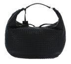 abro Leather Piuma Weaving Hobo Bag Nana Black / Gold