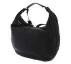 abro Leather Piuma Weaving Hobo Bag Nana Black / Gold