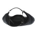 abro Leather Piuma Weaving Hobo Bag Nana Black / Gold