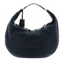abro Leather Piuma Weaving Hobo Bag Nana Navy