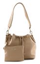 VALENTINO Brixton Bucket Bag Beige