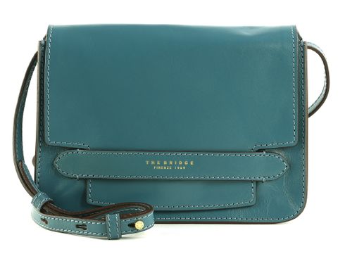 THE BRIDGE Lucrezia Shoulder Bag Sky With Gold