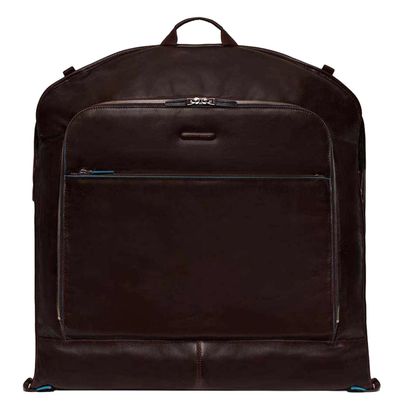 PIQUADRO Blue Square Garment Bag Mahogany