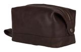 BURKELY Vintage Riley Toiletry Bag Dark Brown