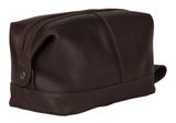 BURKELY Vintage Riley Toiletry Bag Dark Brown
