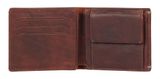 BURKELY Antique Billfold Low Dark Brown
